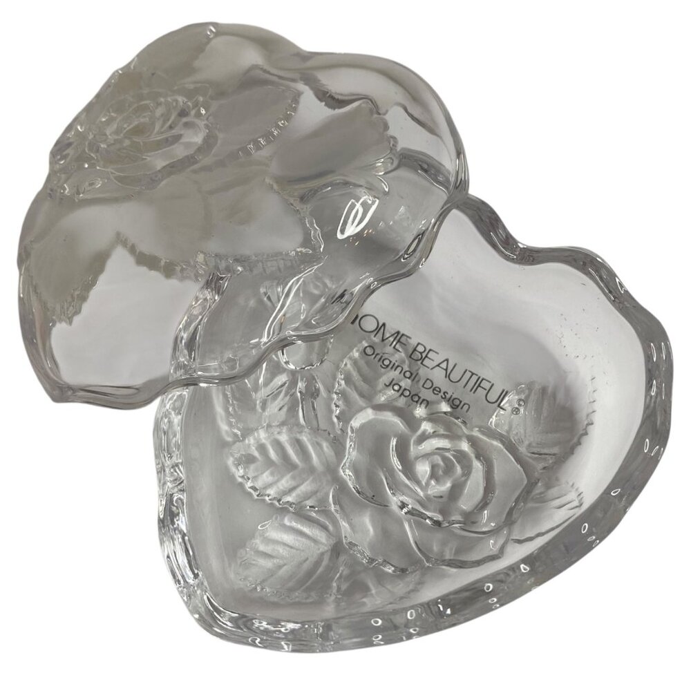 Heart-Shaped Crystal Jewelry Frosted Rose Valentine's Day Home Beautiful Japan‎